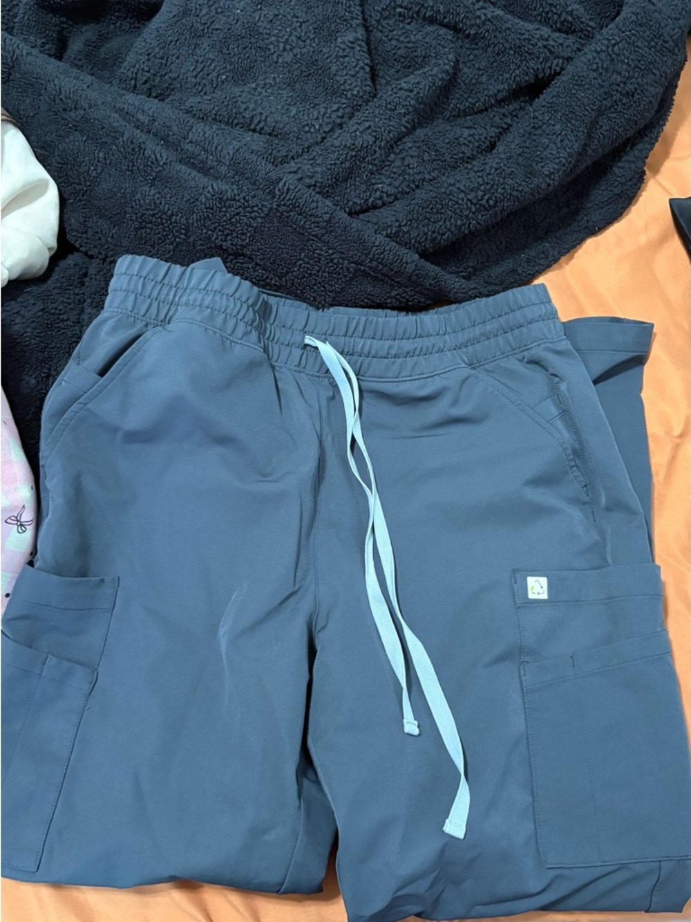 Gray scrub pants